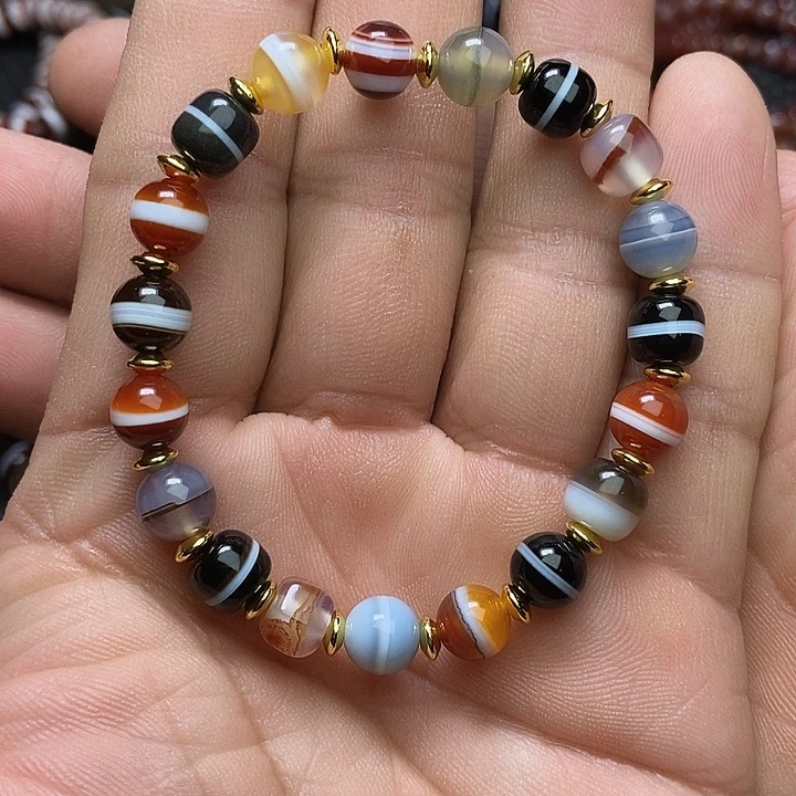 玛瑙/玉髓手链未镶嵌