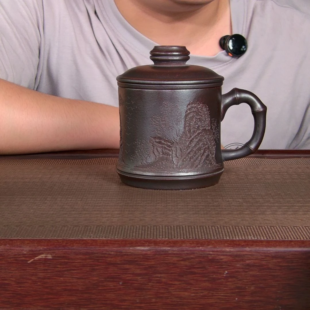 茶杯紫砂高货放漏
