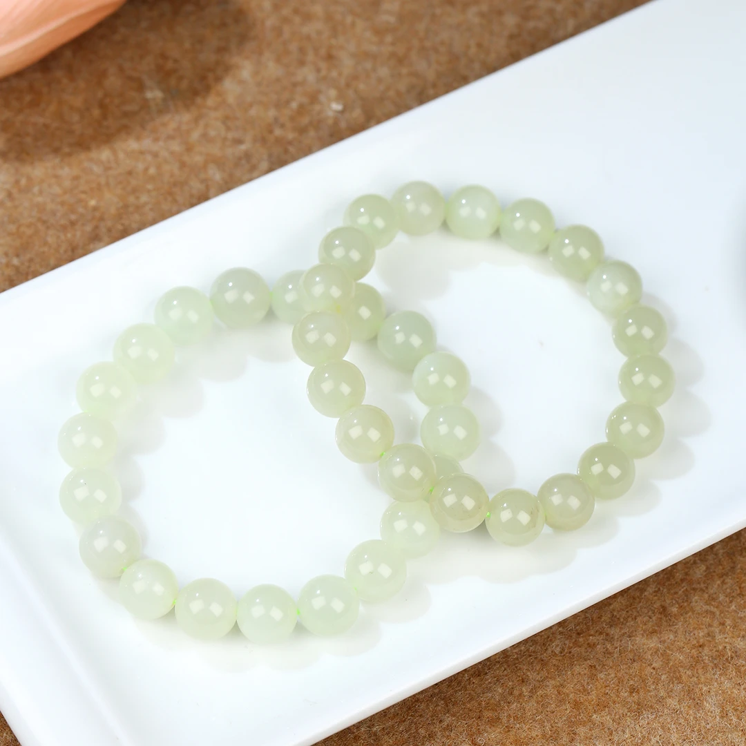 【麦子家族秋季特惠】天然和田玉手串9-10多样性发1 SC633-1