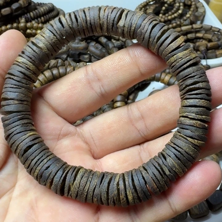 沉香手串樓**靑张勺子手串20克加