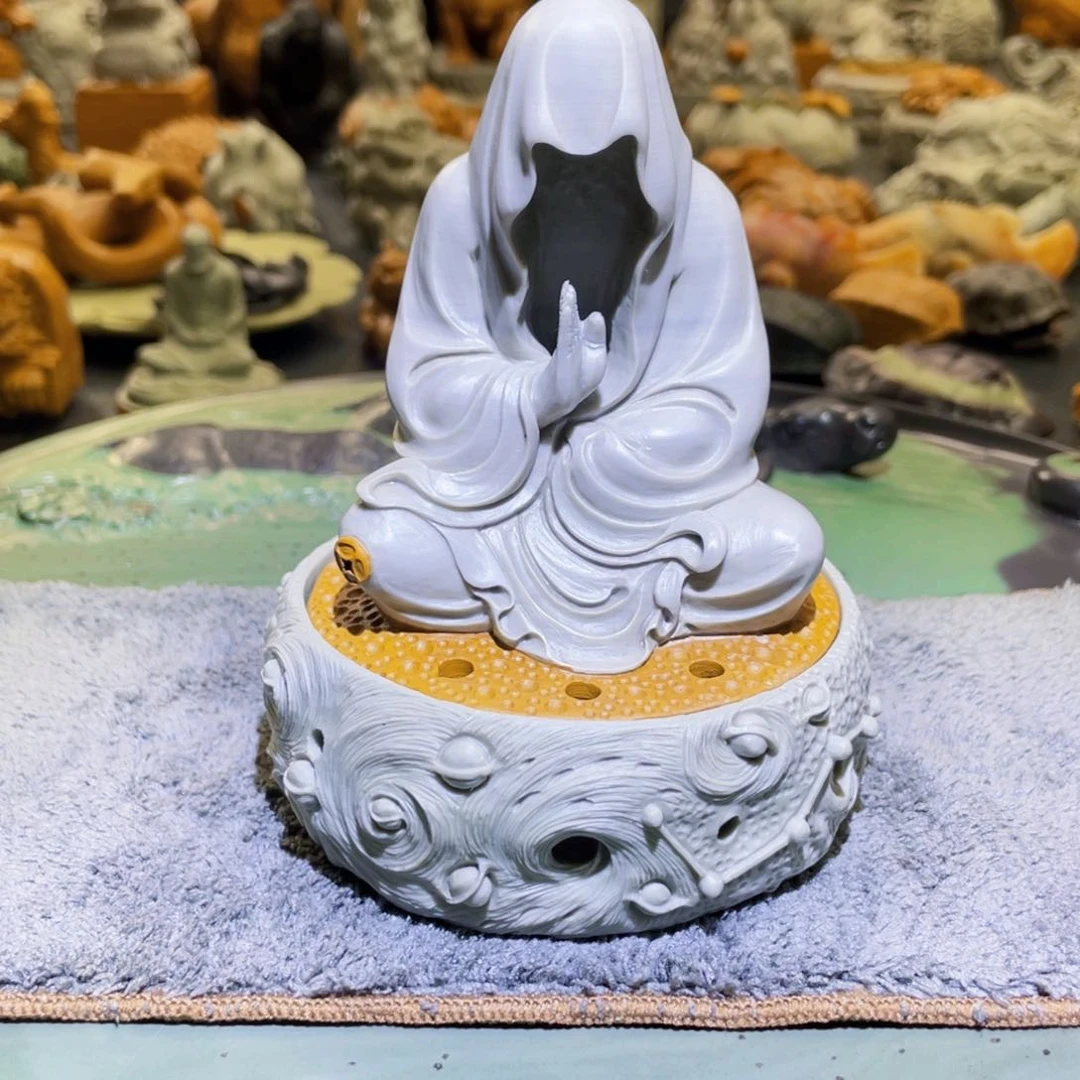 无相香炉手工雕刻工艺