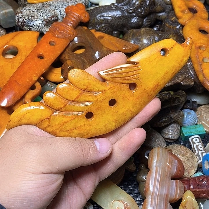 和田玉未镶嵌颈饰162