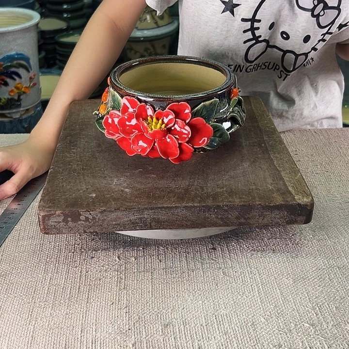 泳坤堂石湾盆陶瓷