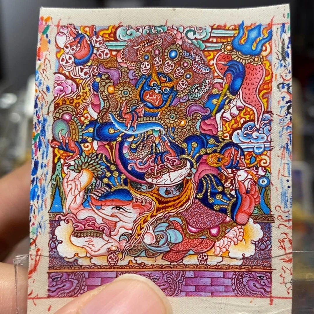 大***鱼吊坠唐卡艺术作品欣赏