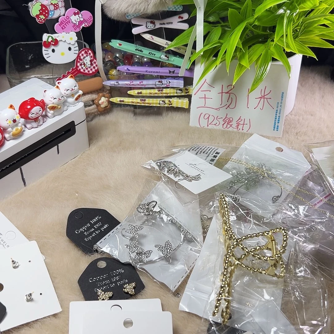 合成立方氧化锆纯铜925银耳饰