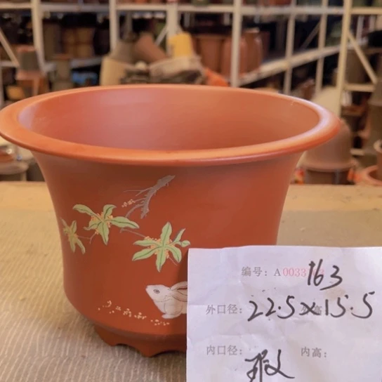 紫砂花盆紫紫砂盆