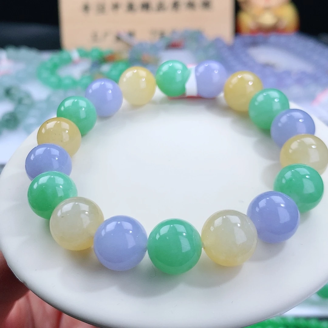 翡翠手链未镶嵌卡11