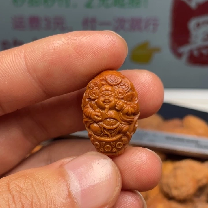 橄榄核吊坠橄榄核雕刻单籽。