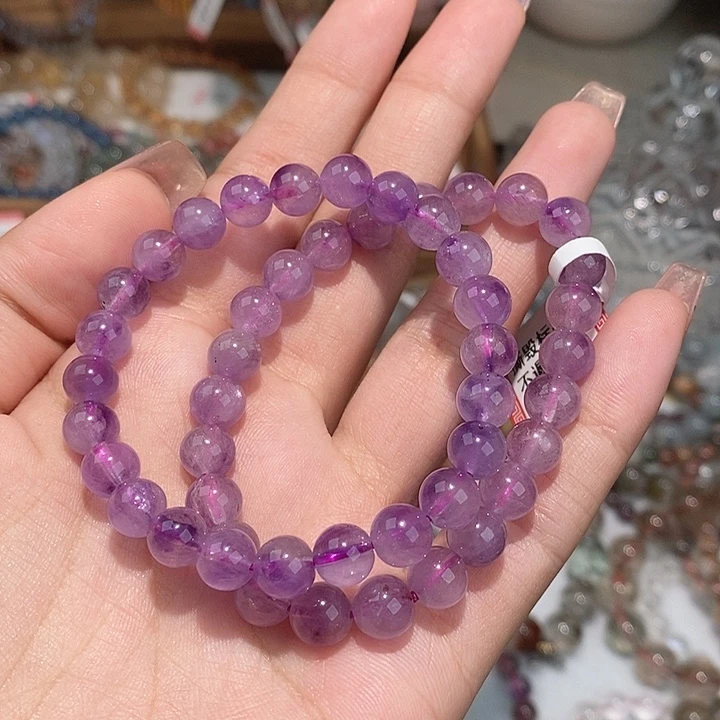 水晶无未镶嵌紫超七卡7