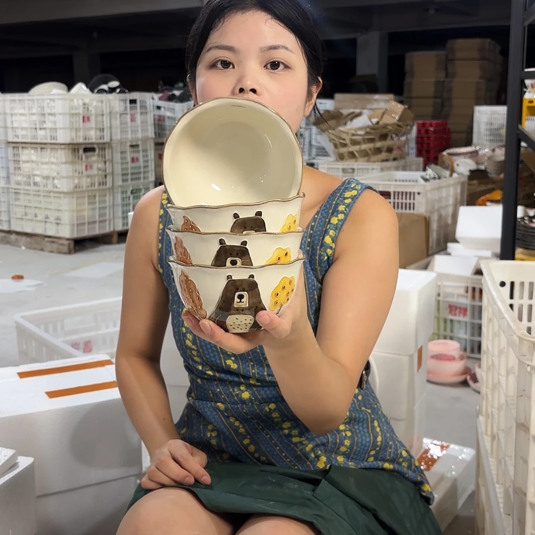 瓷微瑕陶瓷餐具釉下彩