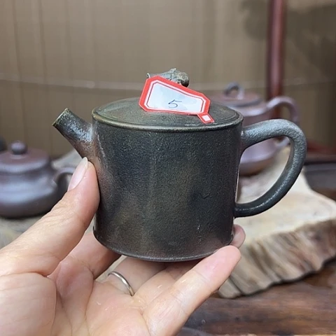 戬谷龙窑柴烧茶壶5