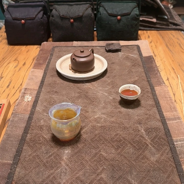 紫砂全香云纱茶事包抓*鱼