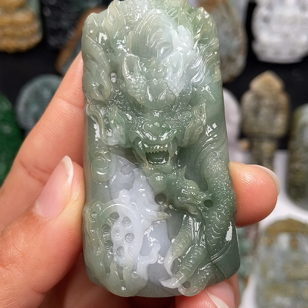 定制翡翠未镶嵌天然缅甸翡翠A货毛货抛光定制