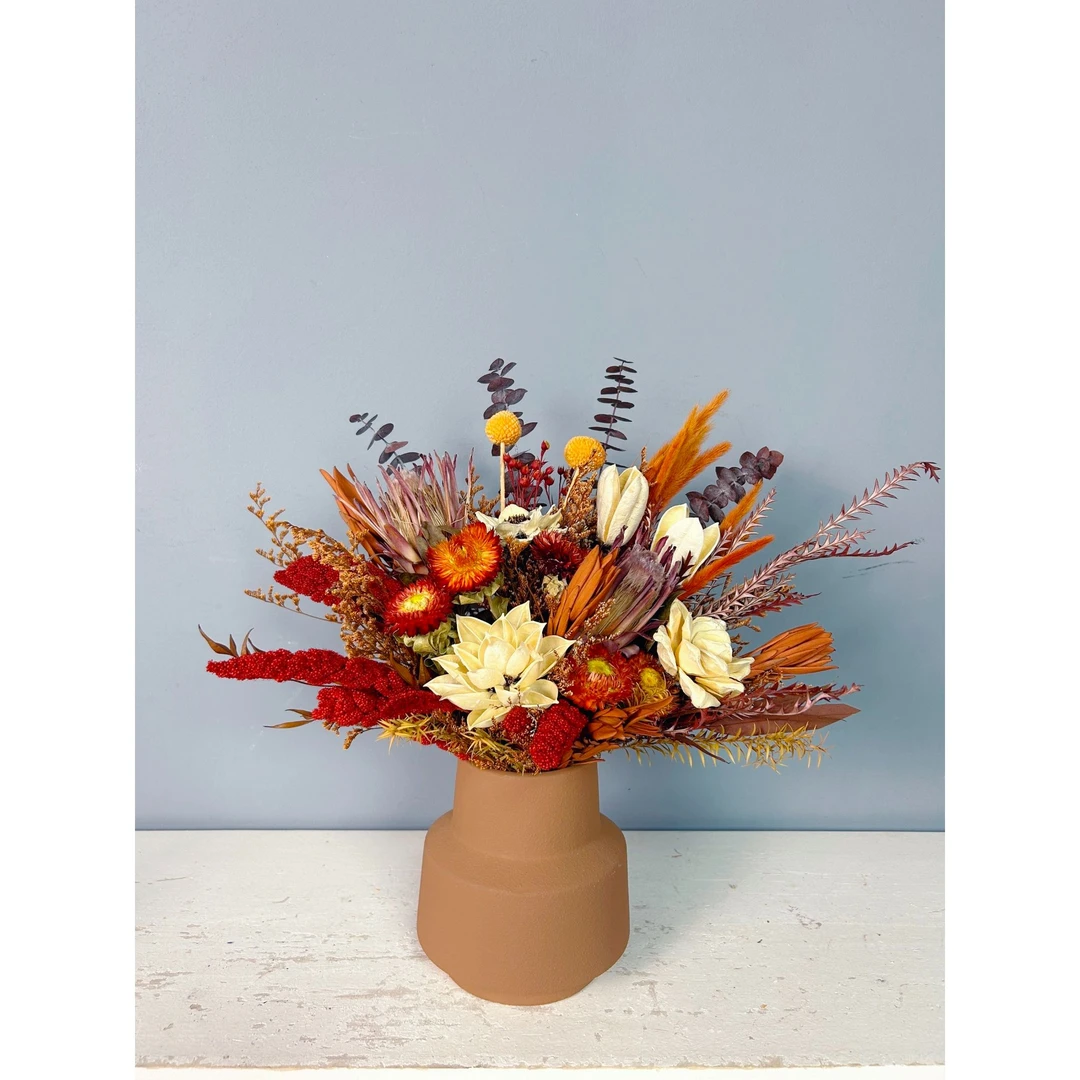 【复古色系】电视柜玄关餐桌花