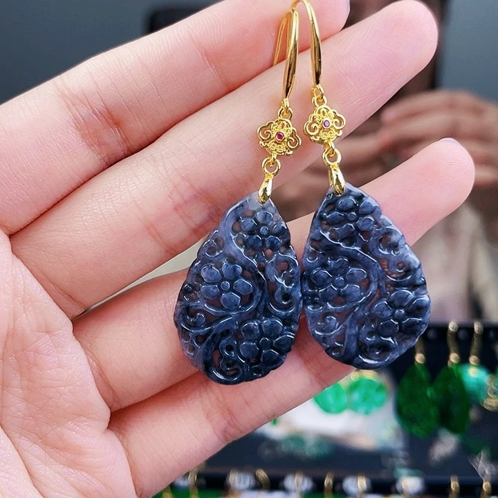 翡翠耳饰未镶嵌饰品