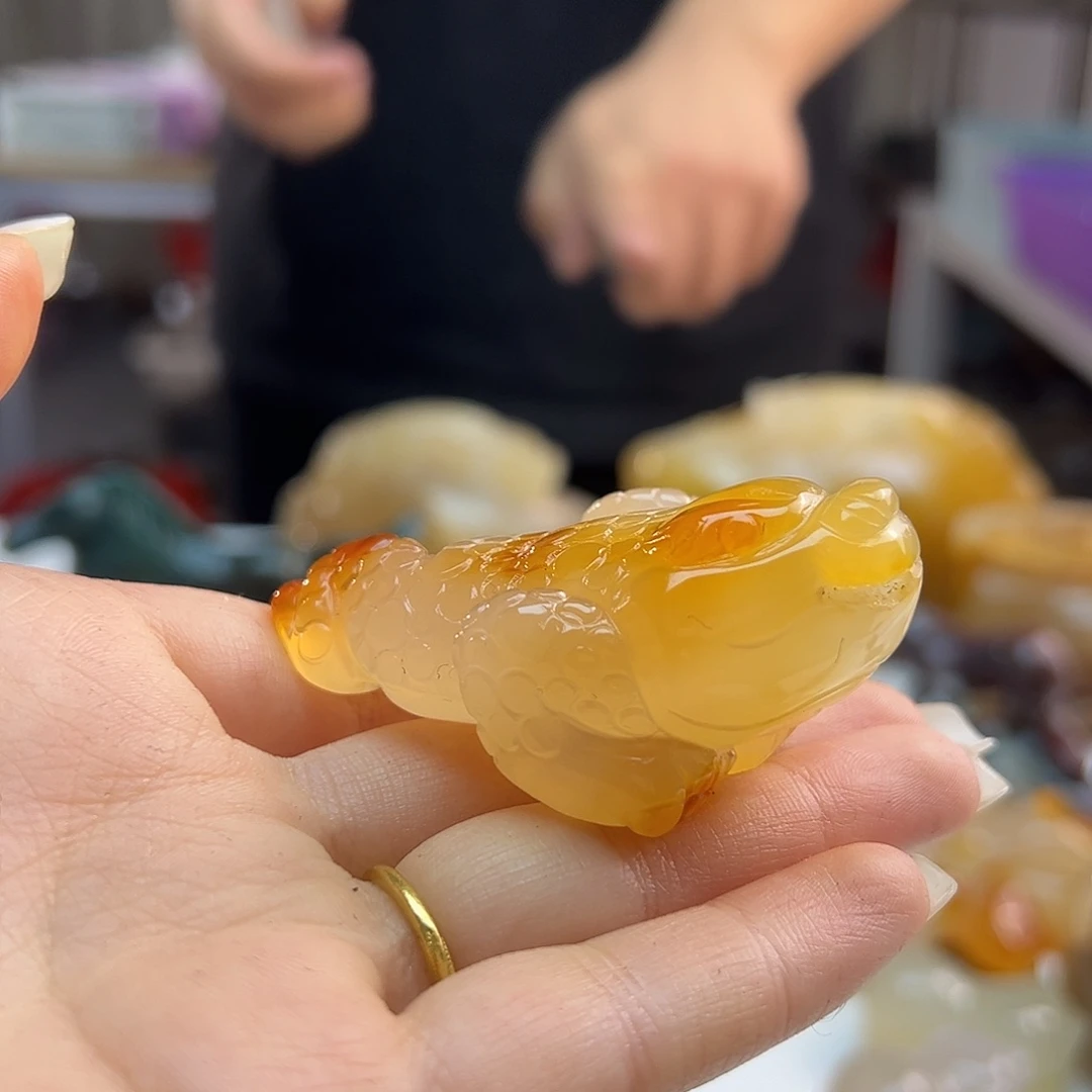 玛瑙/玉髓未镶嵌吊坠(不含链)