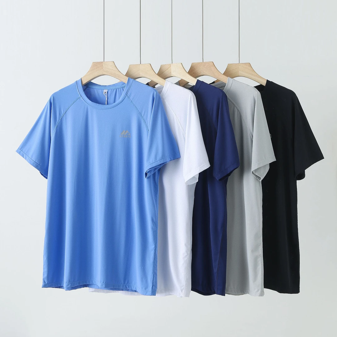 品牌订单户外速干【锦氨速干】高性价比！男士印花休闲速干T恤 6828