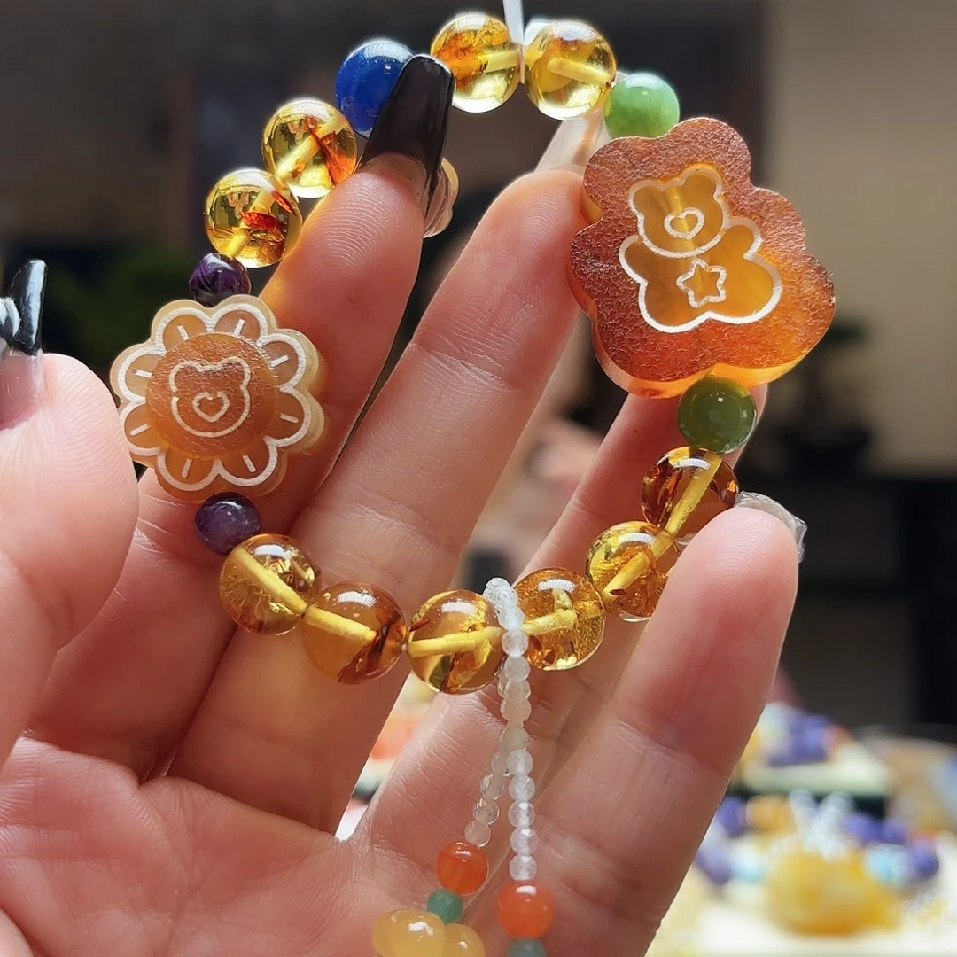 琥珀手链未镶嵌琥珀