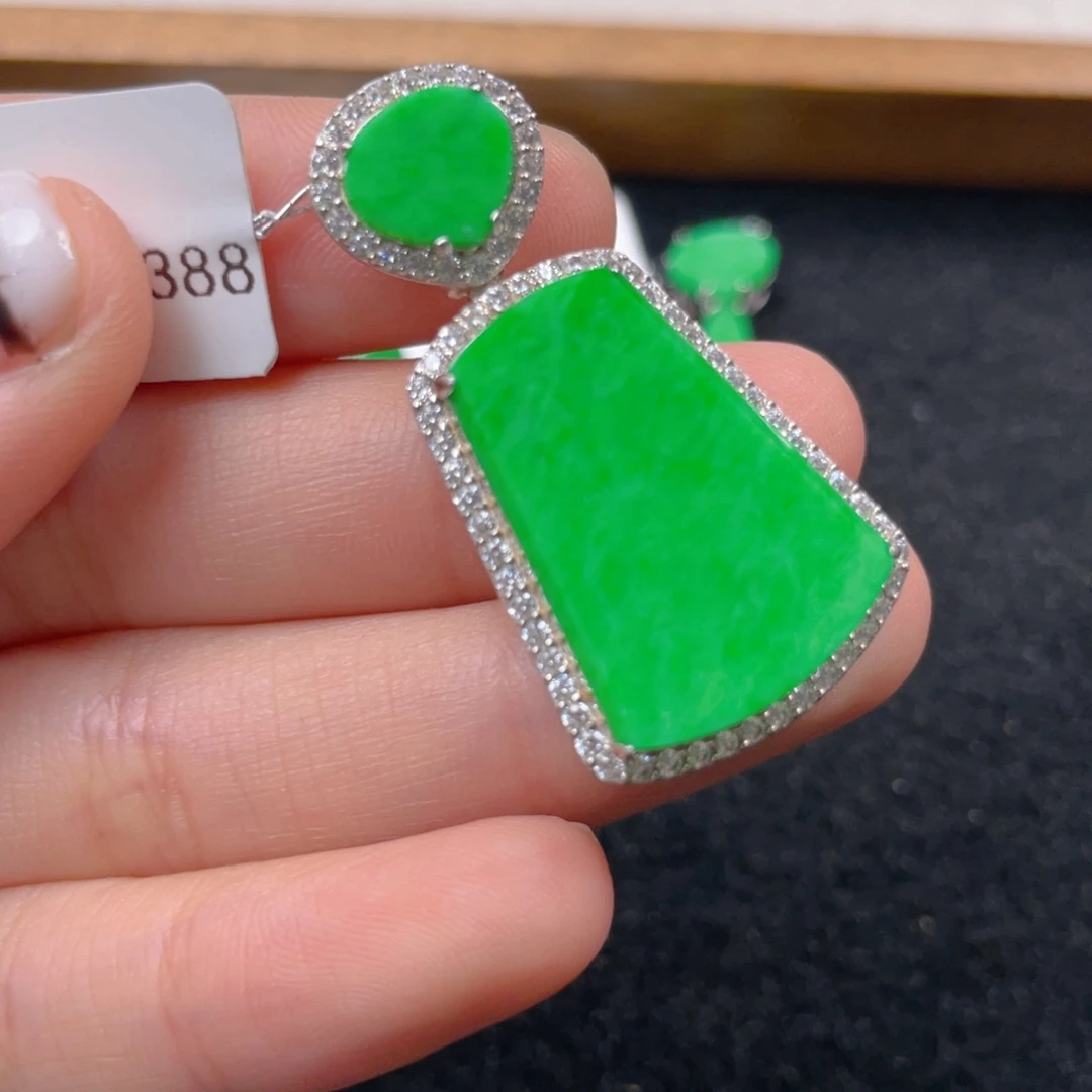 翡翠颈饰银S925镶嵌b b n n n n