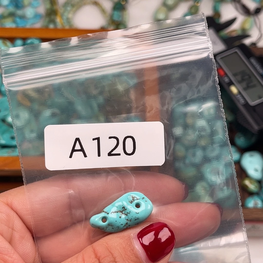 绿松石未镶嵌绿松石珠子