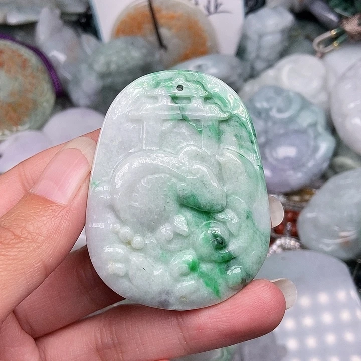 颈饰未镶嵌翡翠翡翠