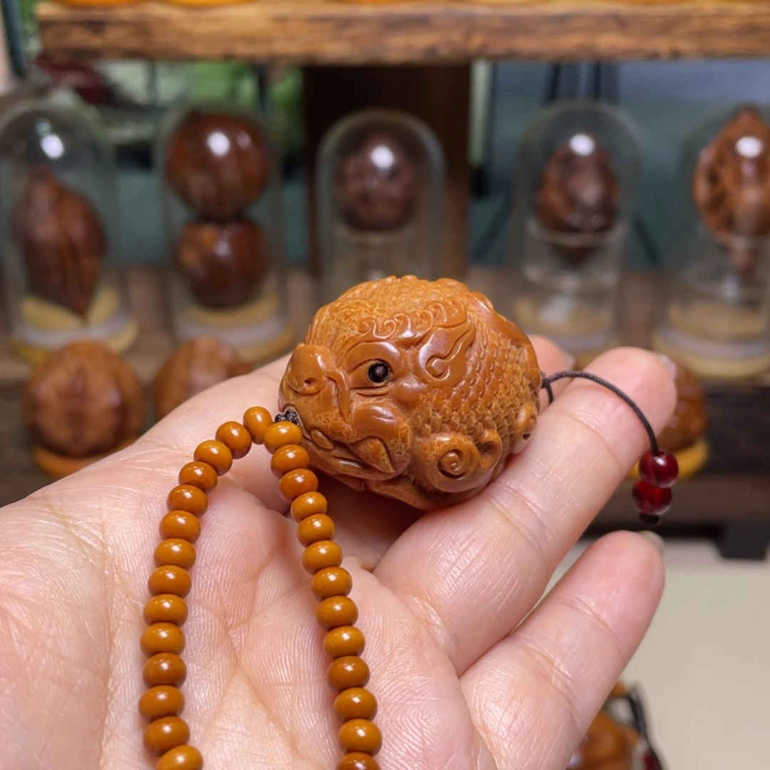 佛螺菩提吊坠祥云貔貅链子一套