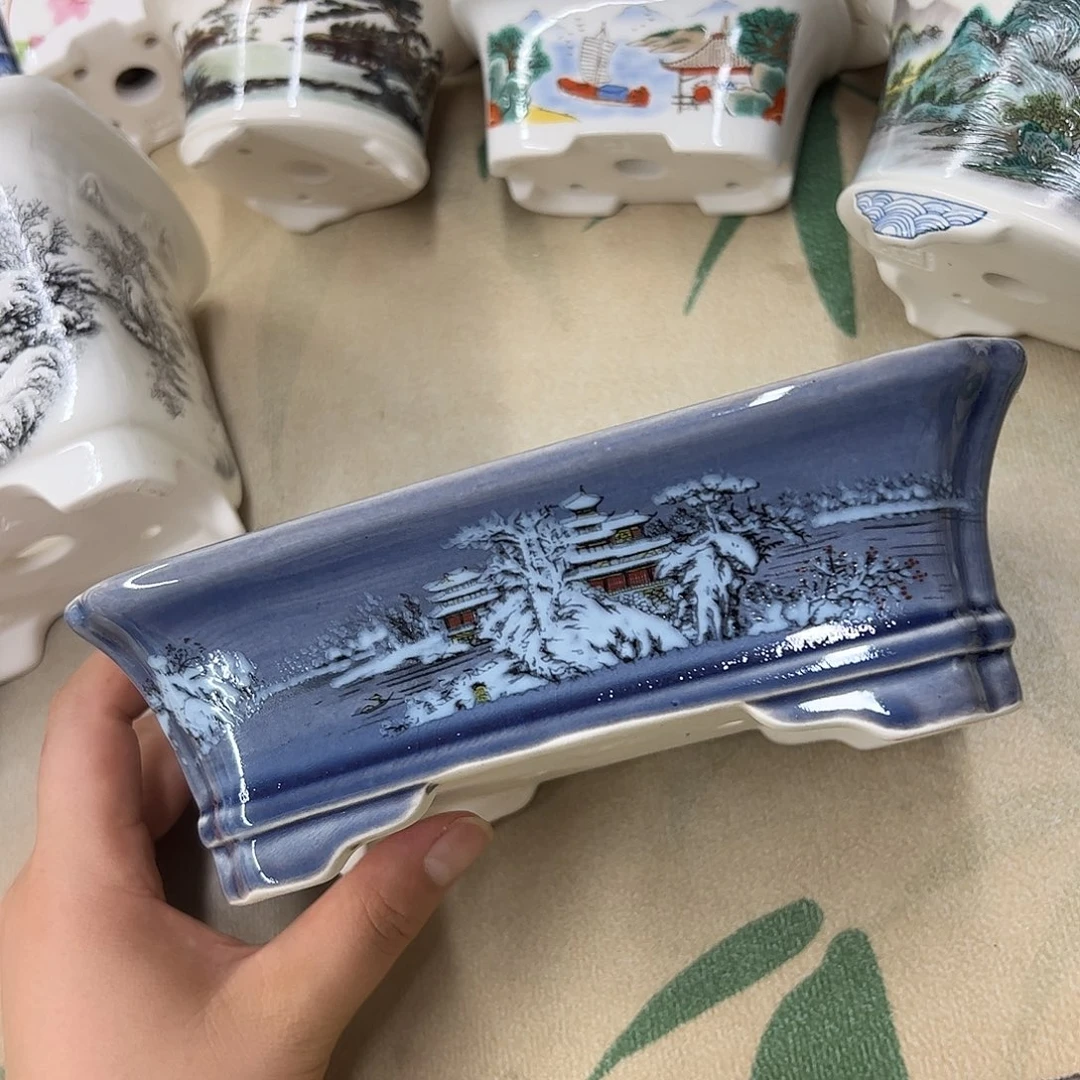 紫砂花盆936号瑕疵18/15/6cm