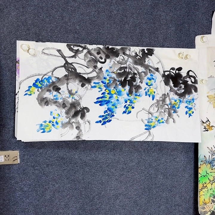 国画国画花鸟画作品