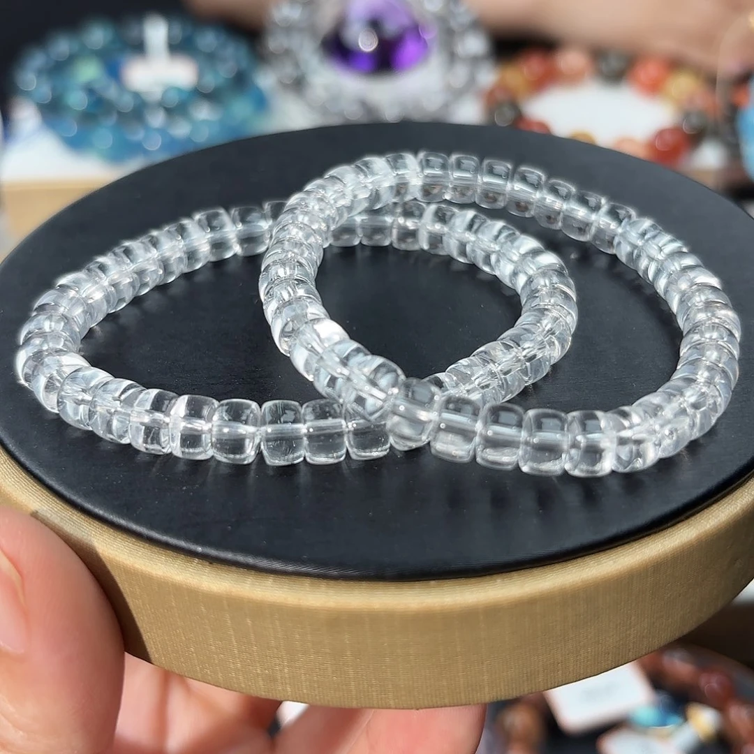 水晶手链未镶嵌药片珠子