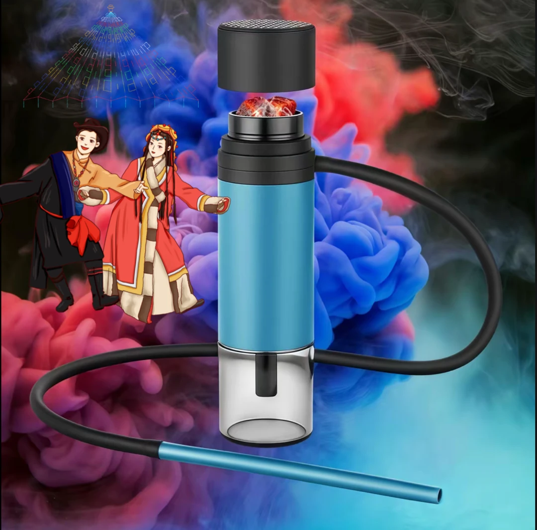 【新疆西藏包邮】车载水烟雾壶水杯壶套装可拆卸户外壶