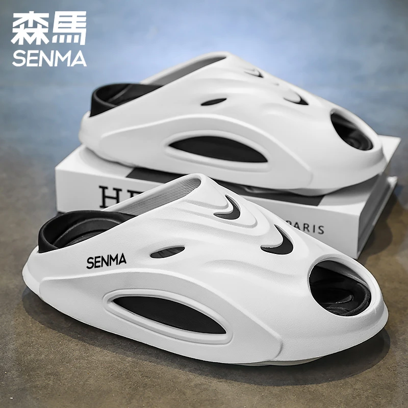 森马拖鞋夏季男士时尚外穿居家室内防滑凉拖鞋沙滩厚底休闲一字拖