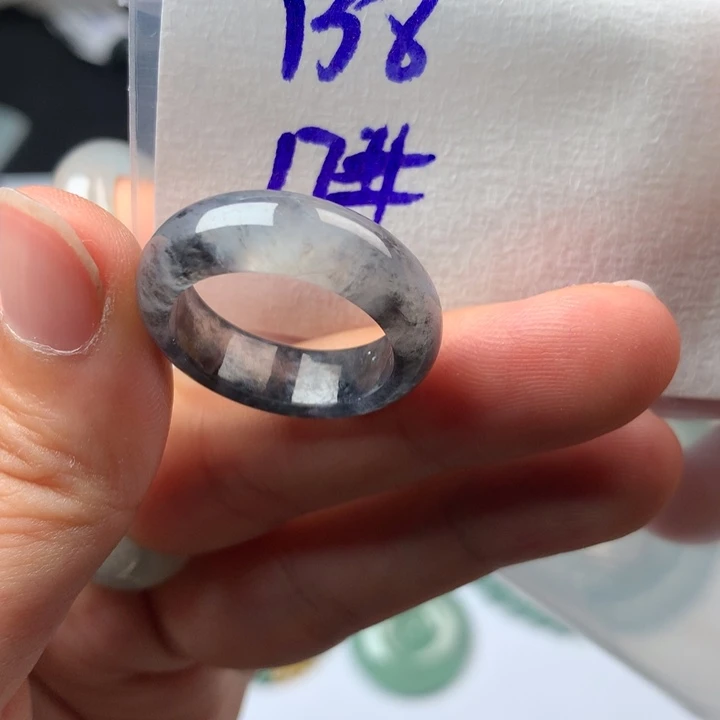 ****儿定制翡翠未镶嵌戒圈