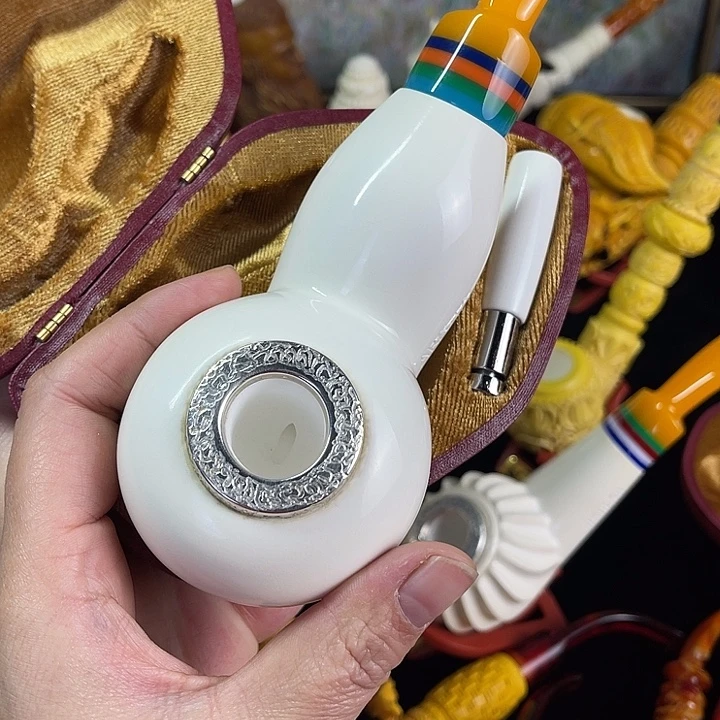 海泡石烟斗巨大号素面平底锅207