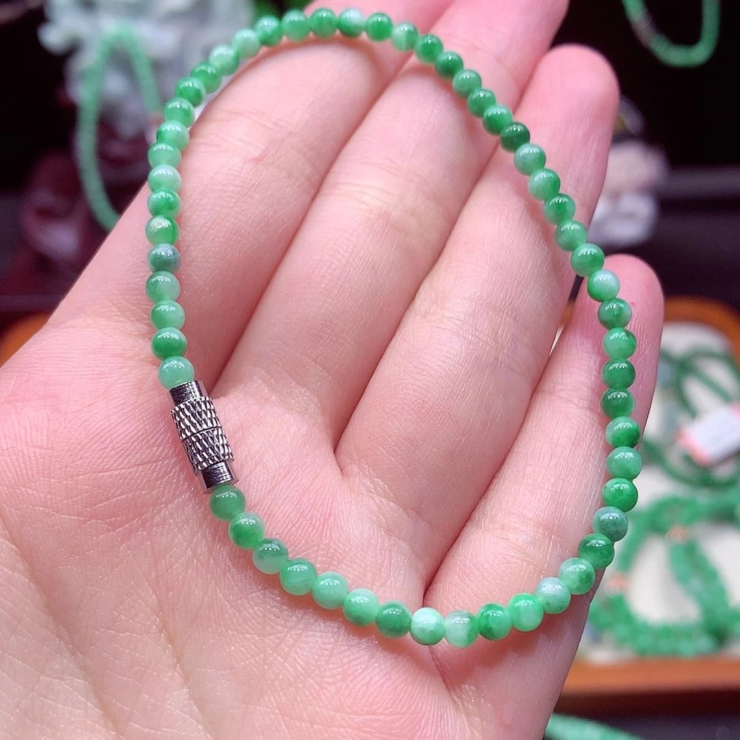 未镶嵌手链翡翠翡翠