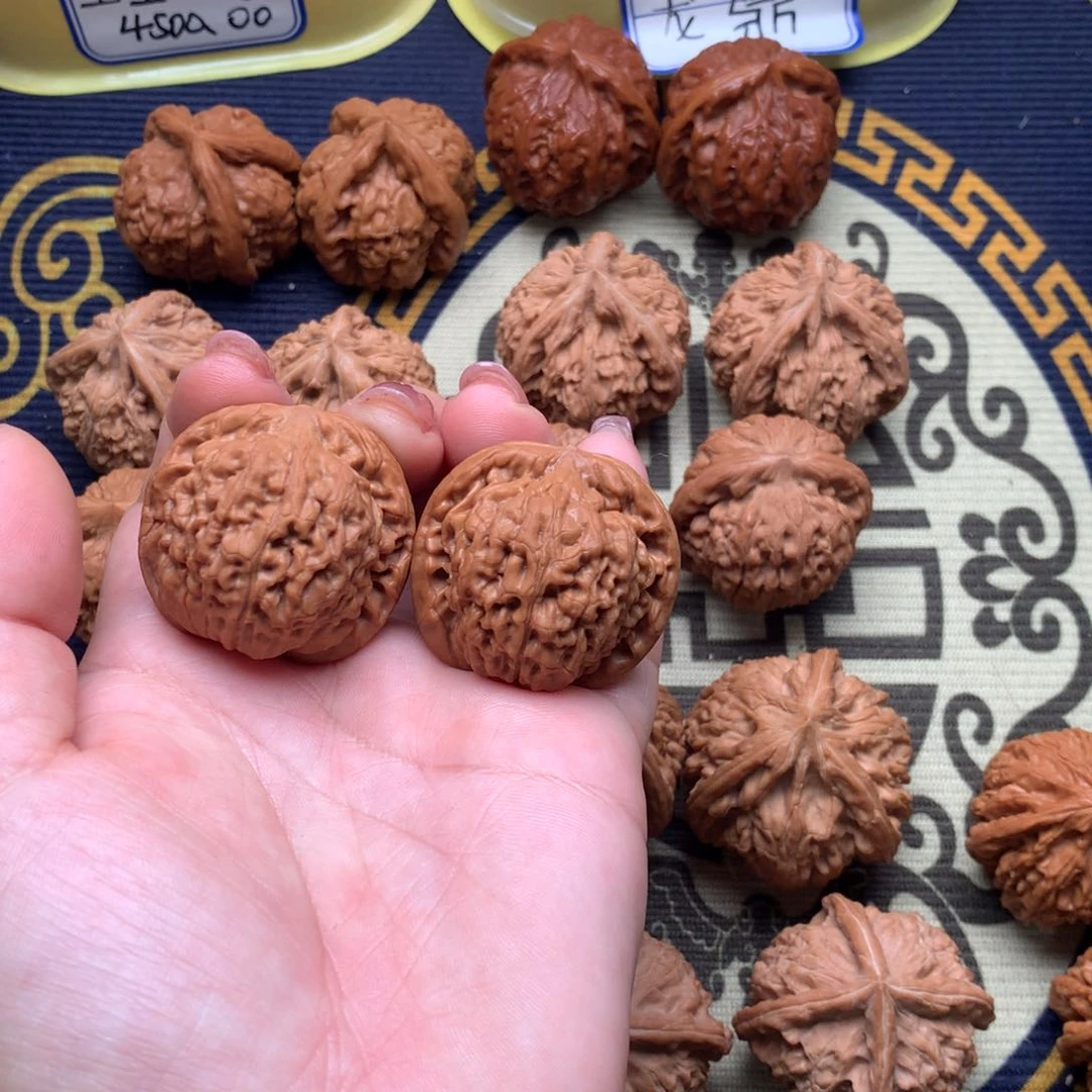 文玩核桃吊坠红***1莲花补差价