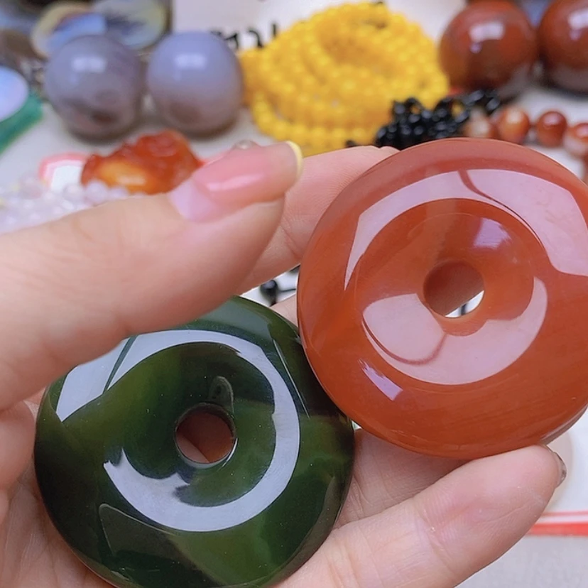 【闪购商品】玛瑙/玉髓未镶嵌珠宝半成品有***聚