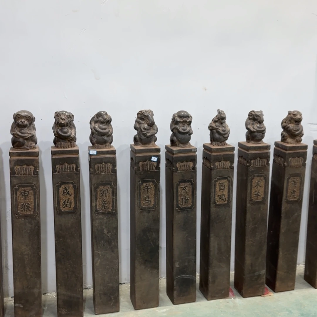 螃***哥石材官方认证老石雕不包邮