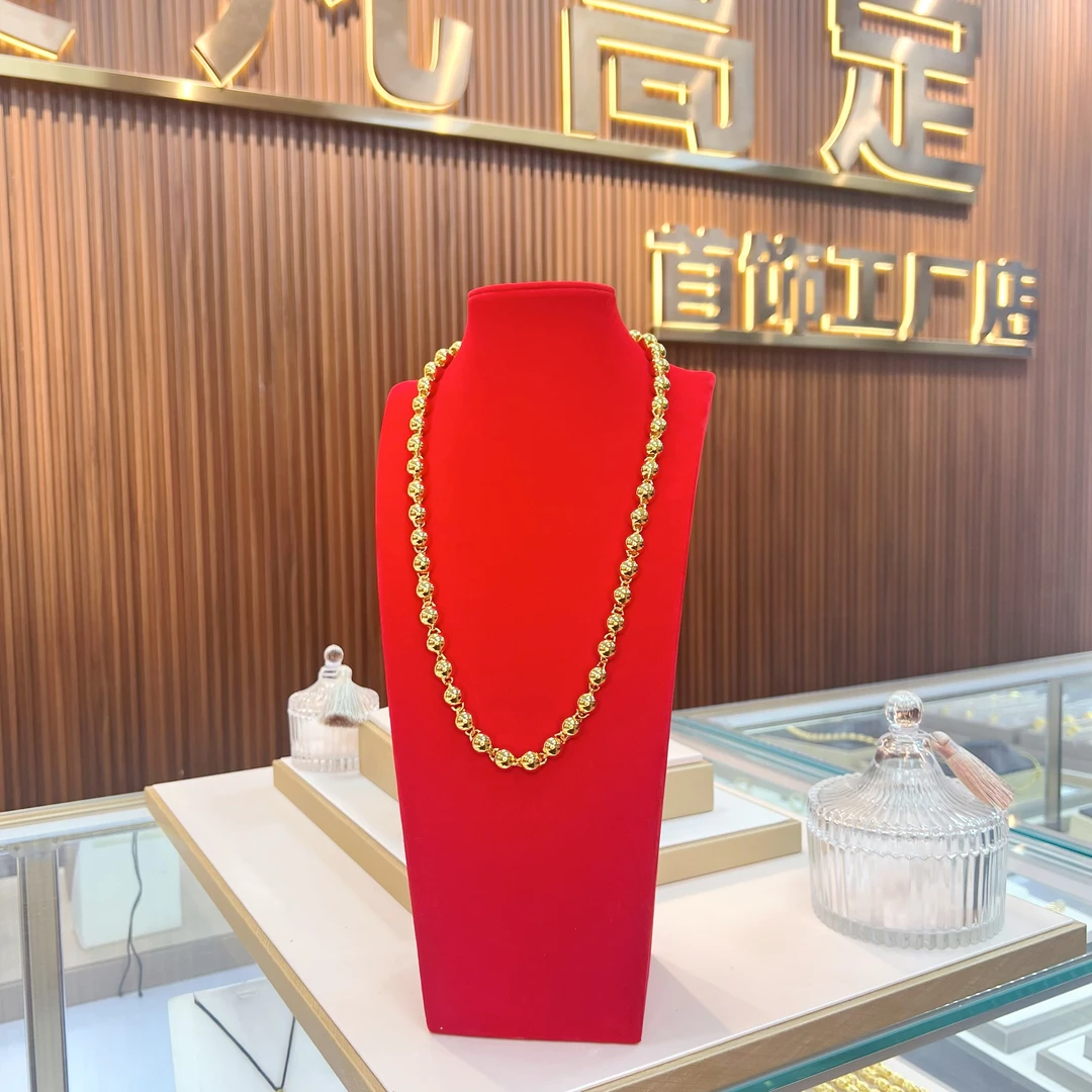 合金项链 2025款爆款亮面光珠【卡10】项链素款霸气时尚