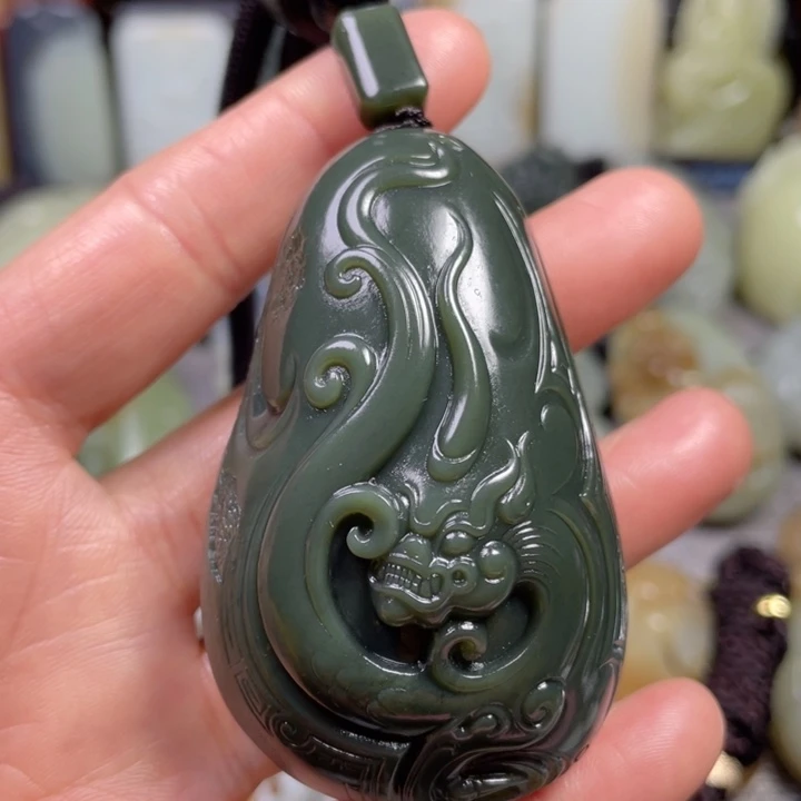 想****和田玉未镶嵌挂件
