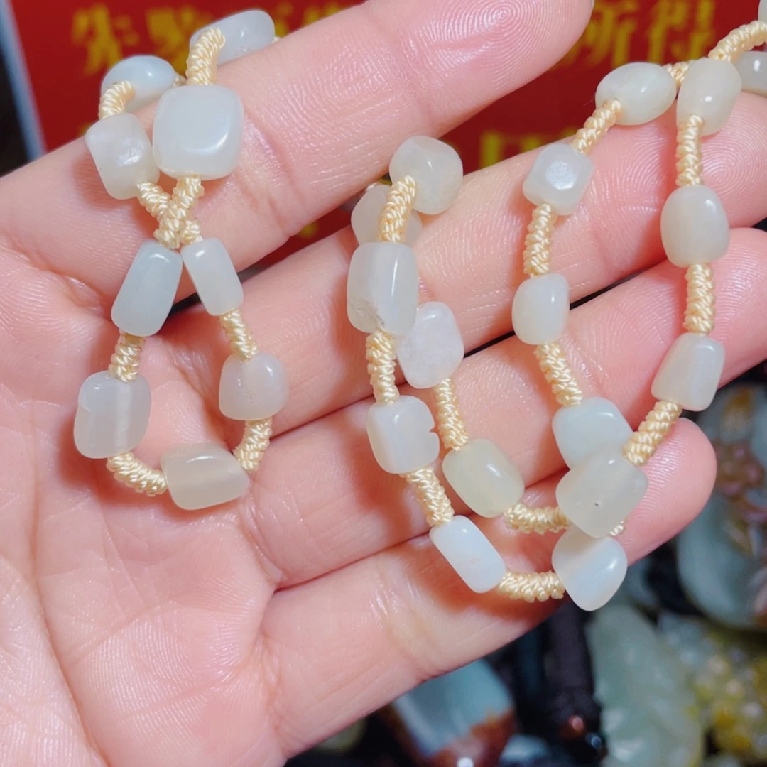 和田玉未镶嵌颈饰拍一发一