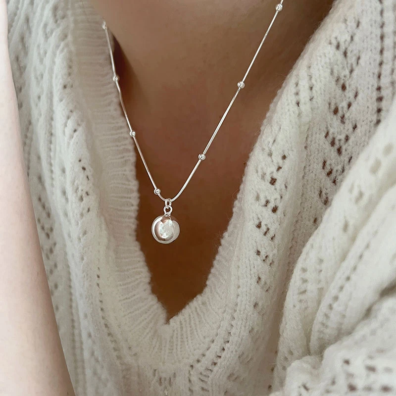 坠链均925银 有求必应项链925纯银网红博主推荐款锁骨链