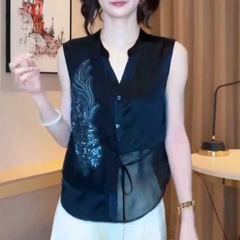 韩版圆领印花高端设计感短袖T恤女士2025年夏季新款小众洋气潮流