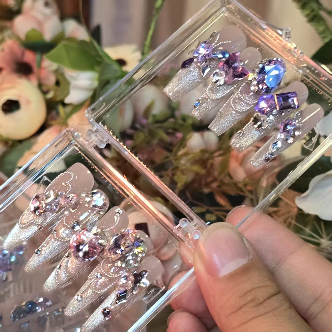 绮想丶508月光(施华洛)国版丶奥杰丶纯手工穿戴甲