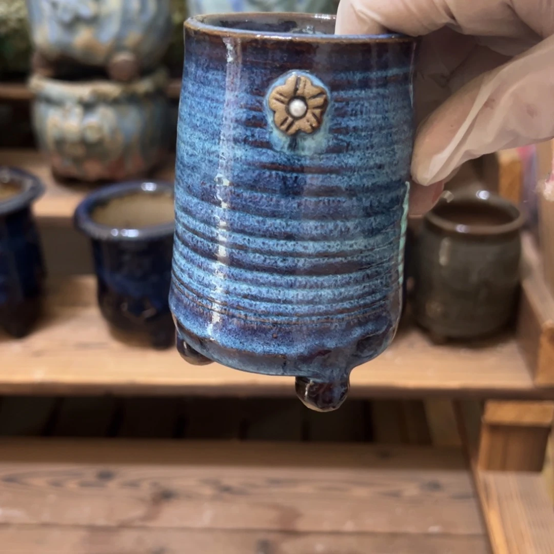 红陶静**洁唐朝多肉花盆