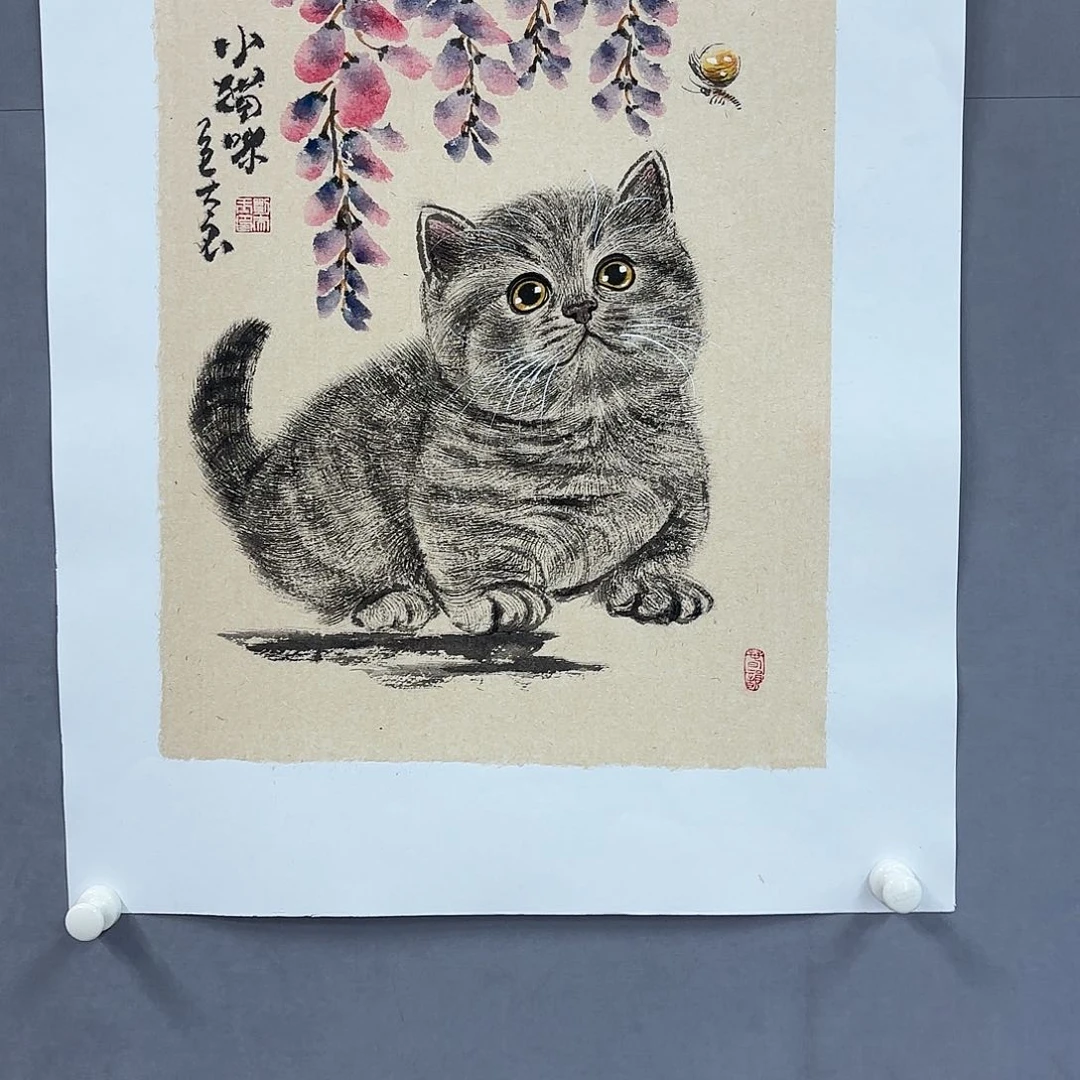 国画艺术家真人手绘