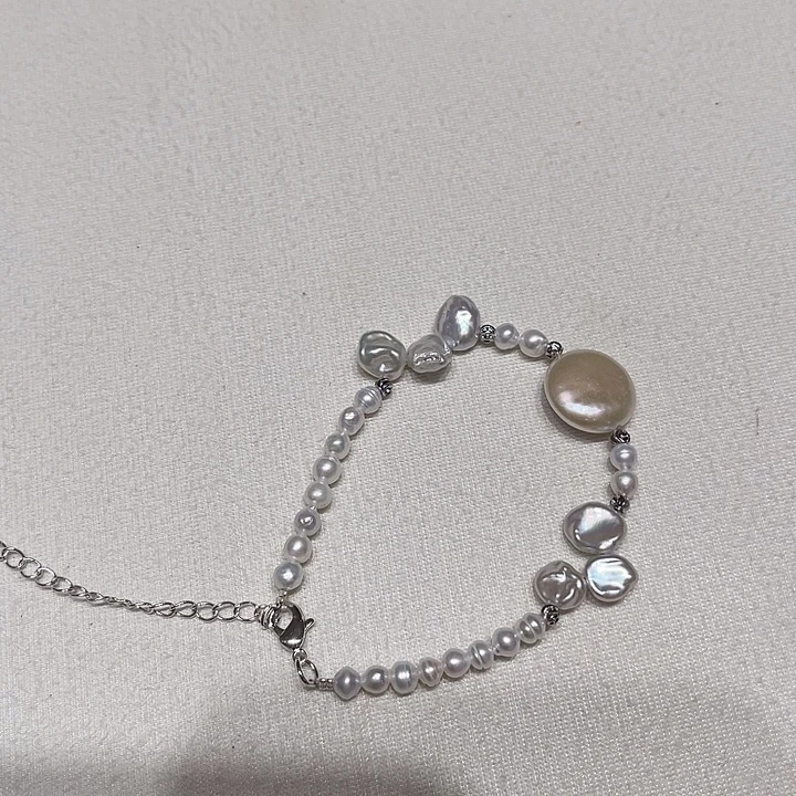 淡水珍珠合金手绳