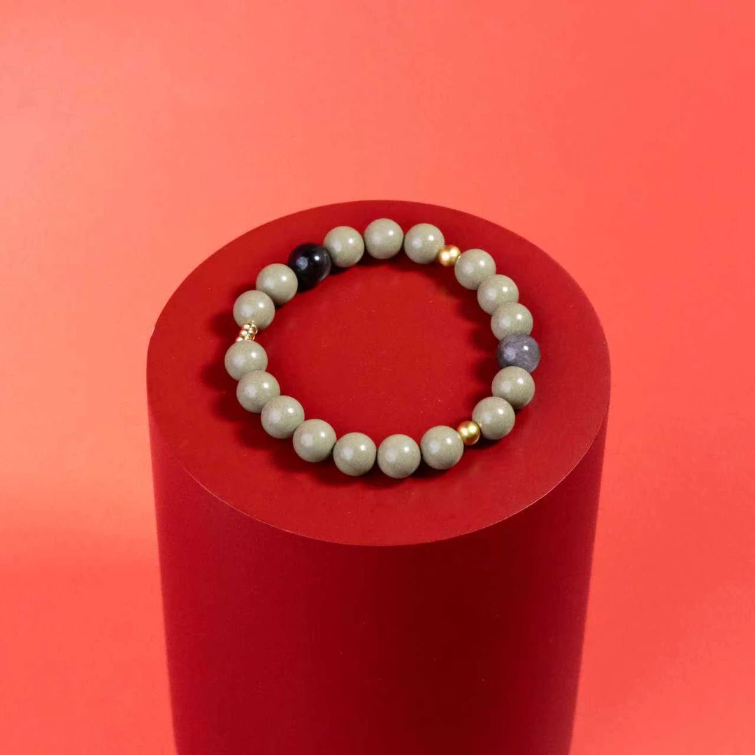 【禅茶·玄夜(单圈)】古法合香泥塑品