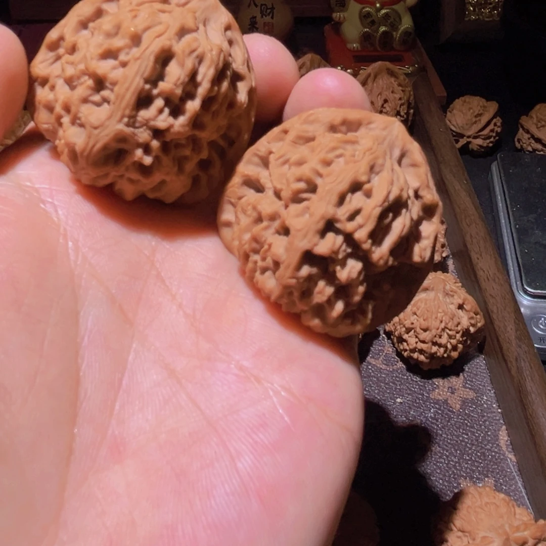 瑞麟文玩核桃南疆石 42.43+.40