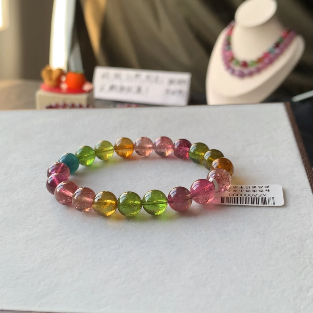 未镶嵌手链碧玺碧玺