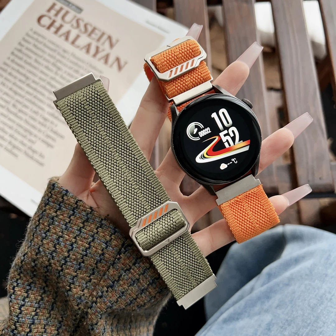 适用华为gt6手表gt5表带gt4尼龙编织watchgt5/4/3pro表带运动透气